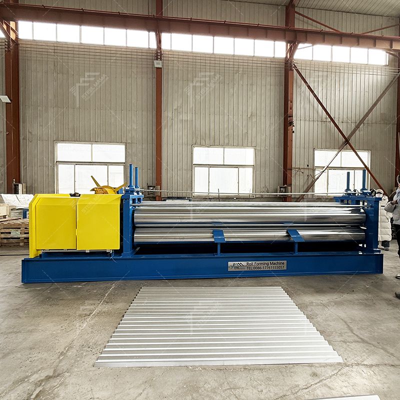 Mozambique Popular High Standard New Technology Barrel Corrugated Roof Sheet Roll Forming Machine