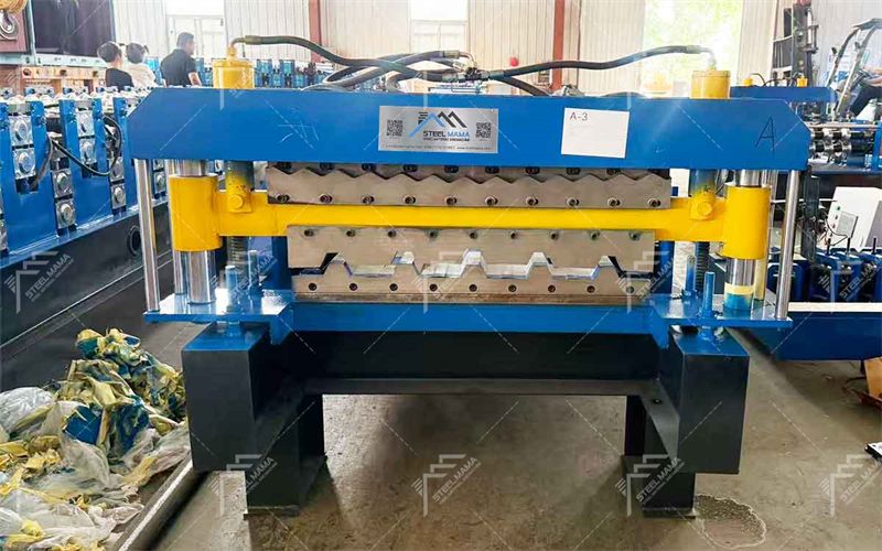 steel roof double laye sheet making machine price