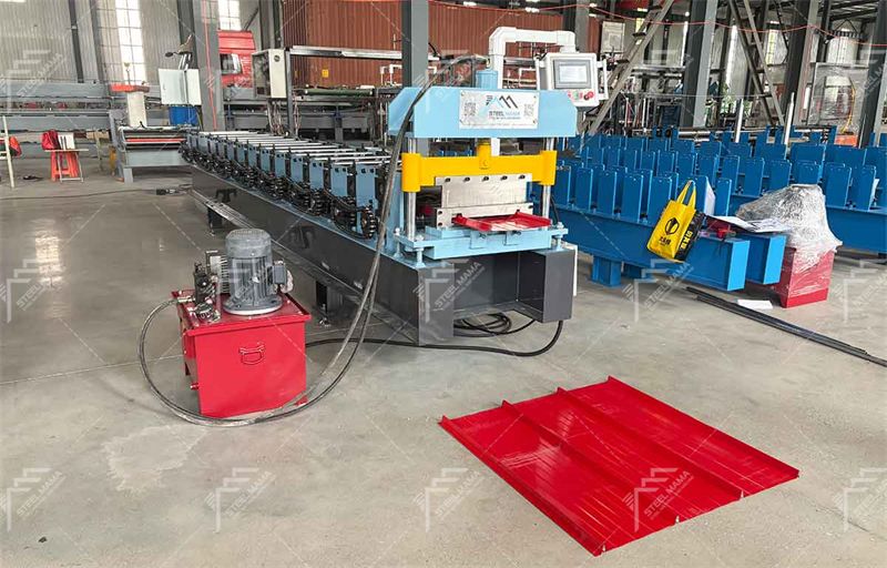 self lock roof panel machine