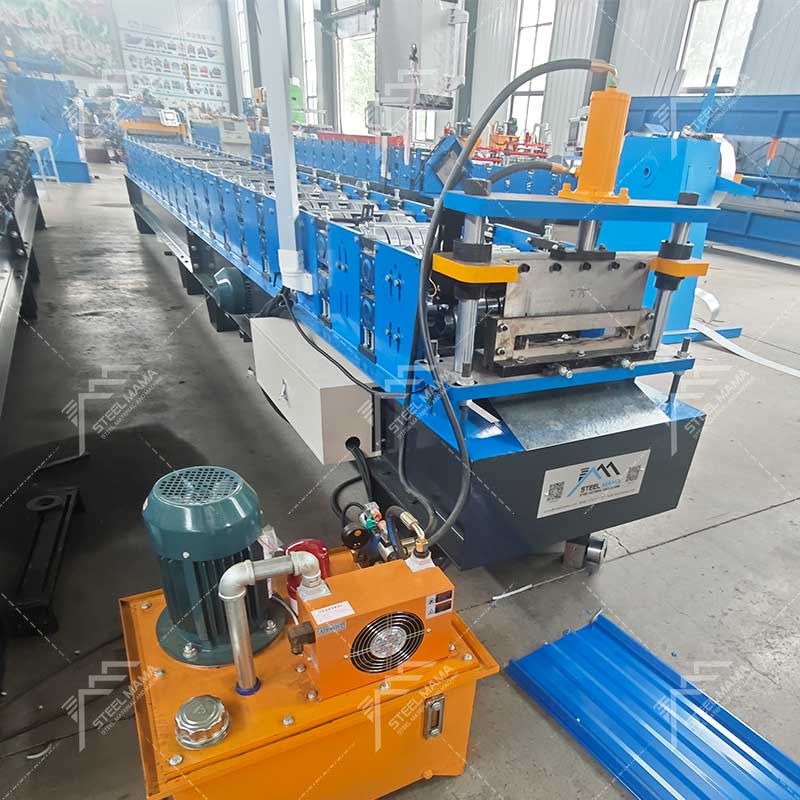 Ghana Popular Construction Building Material Metal Color Steel 370 Self Lock Roofing Sheet Roll Forming Machine Price 