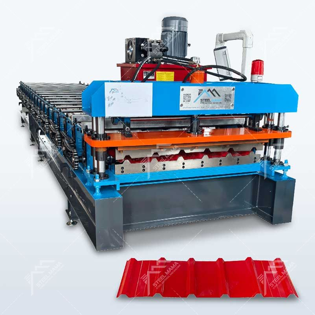 Colombia Popular Easy Operation TR6 Trapezoidal Roofing Sheet Roll Forming Making Machine