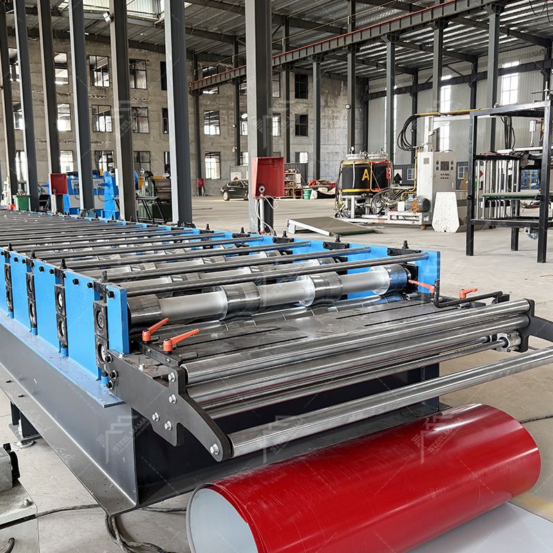 Peru Popular Automatic Aluminum Tr4 IBR Roof Sheet Steel Profile Roll Forming Machine 