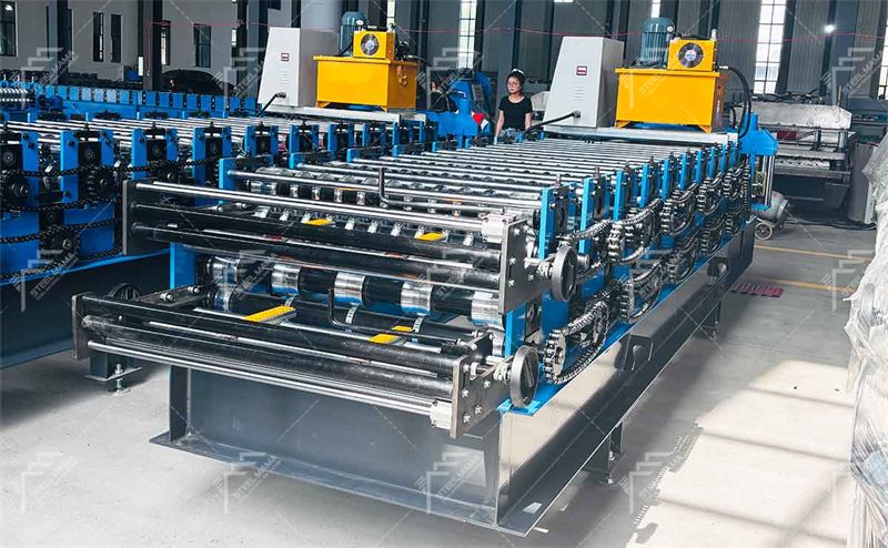 double layer roofing sheet forming machine
