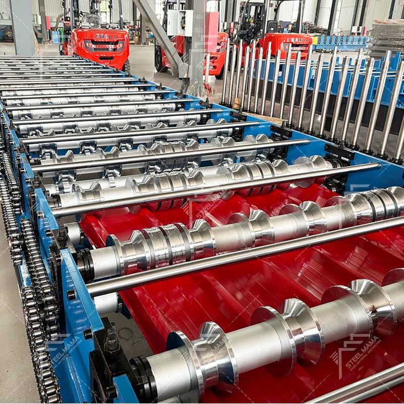 Colombia Popular Easy Operation TR6 Trapezoidal Roofing Sheet Roll Forming Making Machine
