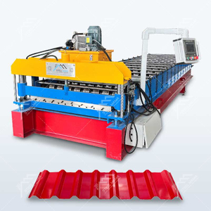 Steelmama Factory Direct Sales R101 Trapezoidal Color Steel Roofing Sheet Roll Forming Machine for Colombia