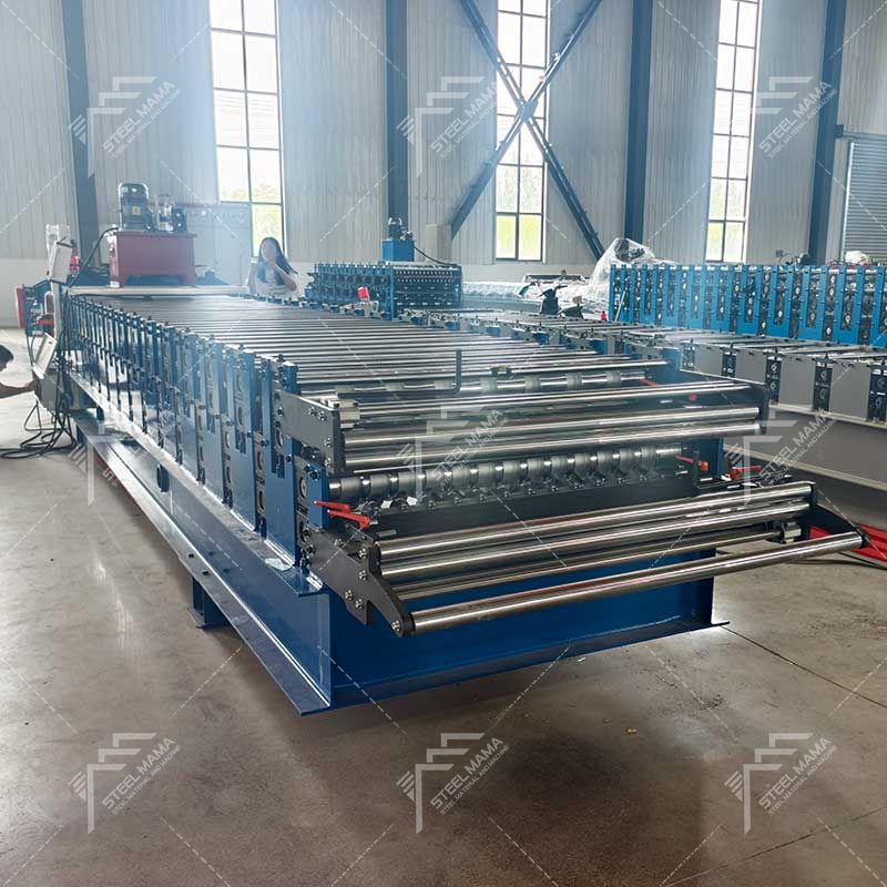 Steelmama Guatemala Popular High Efficiency Metal Panel R101 IBR & 988 Corrugated Roofing Sheet Double Layer Machine 