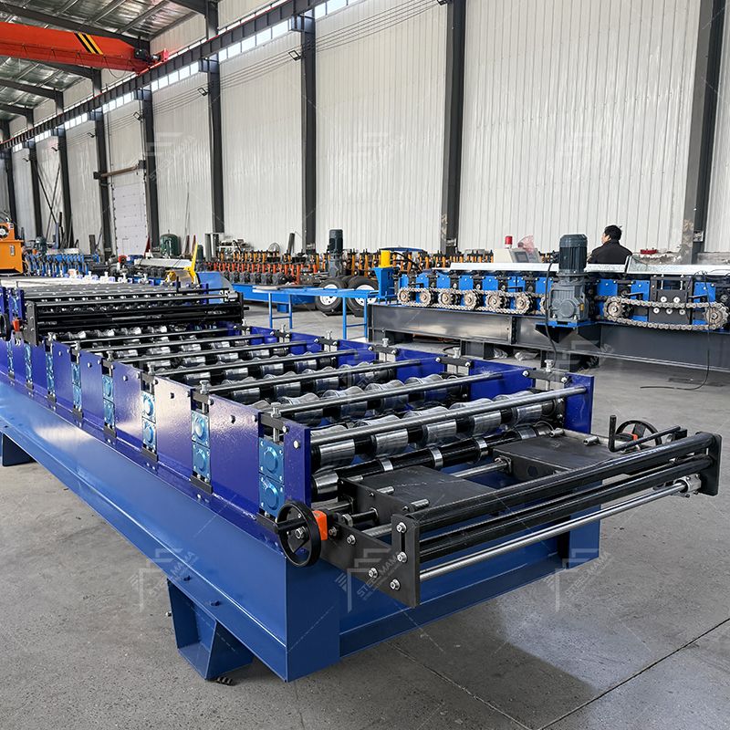 South Africa Popular Customizable 686 Trapezoidal & 762 Corrugated Roofing Sheet Double Layer Machine