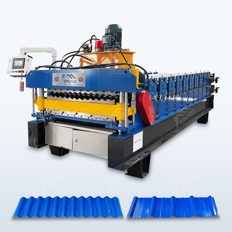 America Popular High Standard 840 Trapezoidal & 836 Corrugated Roofing Sheet Double Layer Machine