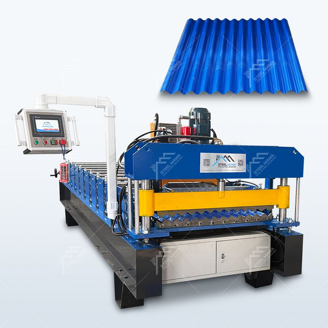 America Popular Galvanized Metal 836 Corrugated Roof Sheet Roll Forming Machine