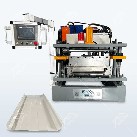 Steelmama El Salvador Popular Economical Kr18 Standing Seam Roll Forming Machine
