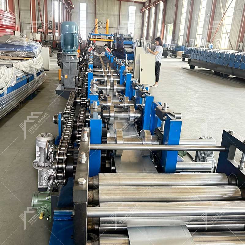 Steelmama Prime Quality Full Automatic C Purlin Roll Forming Machine Line for Mexico