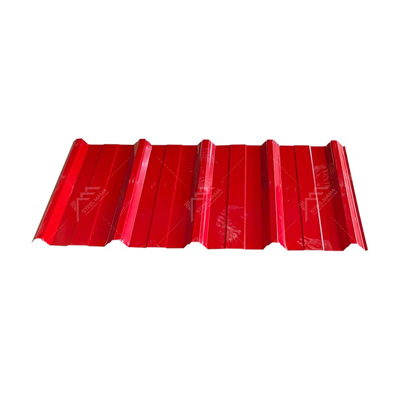 Export Trapezoidal Metal Roof Panel Steel Sheet Roll Forming Making Machine for Zambia