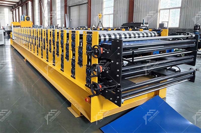 Three Layer roof panel roll forming machine