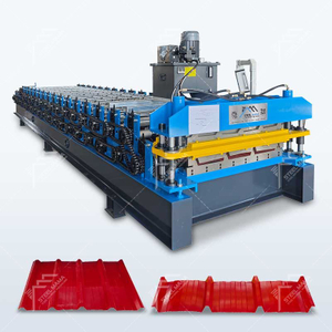 Steelmama High Output TR4 & TR5 Double Roof Panel Roll Forming Machine for Peru
