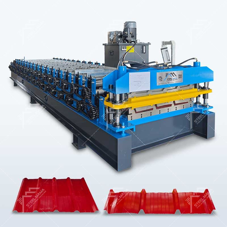 Steelmama High Output TR4 & TR5 Double Roof Panel Roll Forming Machine for Peru