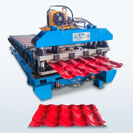 Russian Popular High Output Automatic Tile Roof Sheet Roll Forming Machine