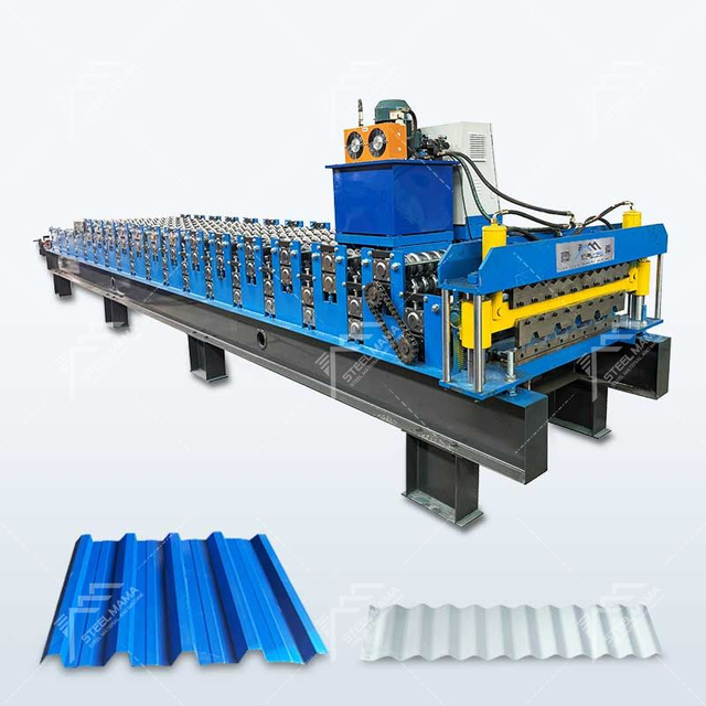 Steelmama South Africa Popular Color Steel 686 IBR & 760 Corrugated Roof Panel Double Layer Machine