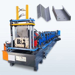 Uganda Popular High Performance Full Automatic CZ Purlin Roll Forming Machine