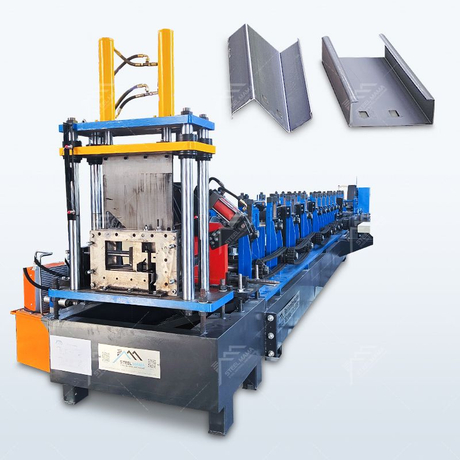 Uganda Popular High Performance Full Automatic CZ Purlin Roll Forming Machine