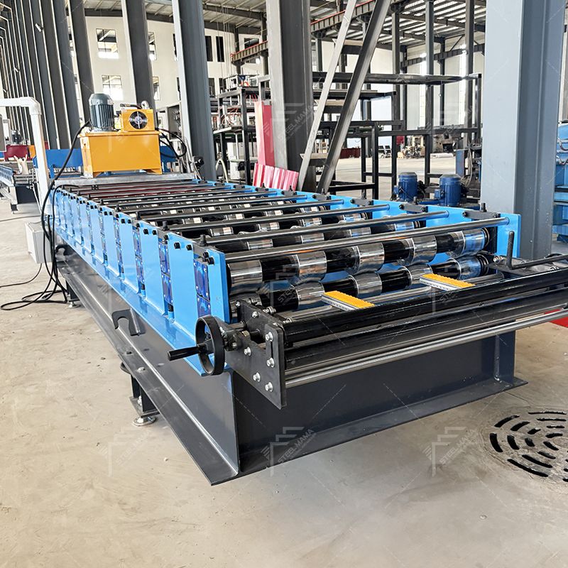 Export Trapezoidal Metal Roof Panel Steel Sheet Roll Forming Making Machine for Zambia