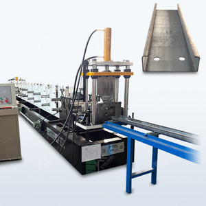 South Africa Popular High Standard Steel Profile C Purlin Roll Forming Machine