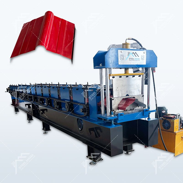 Cameroon Popular Customizable Full Automatic Ridge Cap Roof Panel Forming Machine