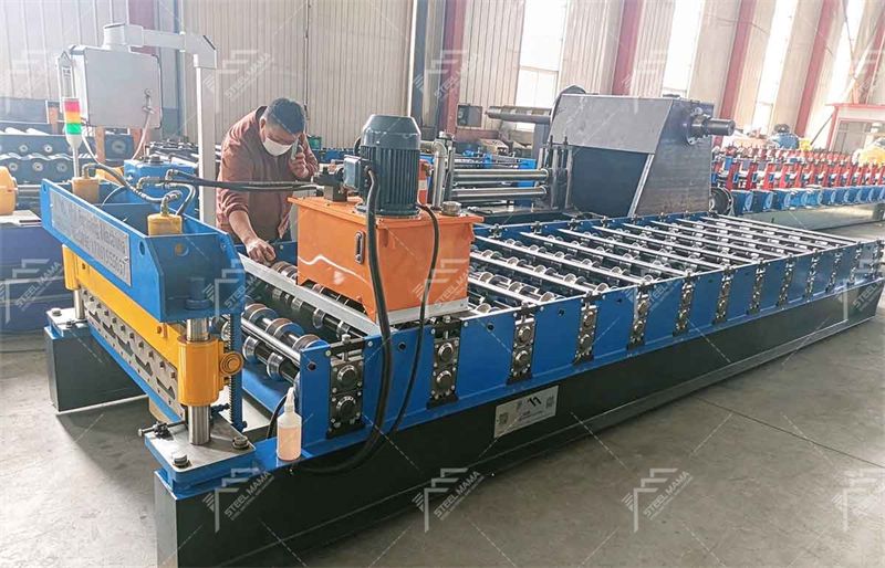 trapezoidal roof roll forming machine