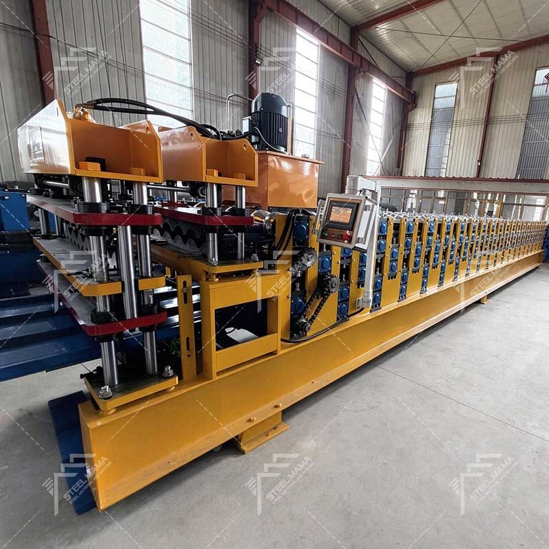 Peru Popular High Precision TR4 & TR5 & 850 Tile Roofing Sheet Three Layer Machine for Roofing Industry
