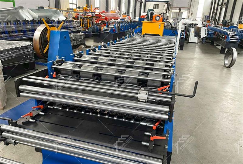 double layer roofing sheet machine