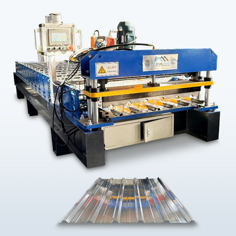 Nigeria Popular Factory Supply Premium Full Automatic Long Span Roofing Sheet Roll Forming Machine