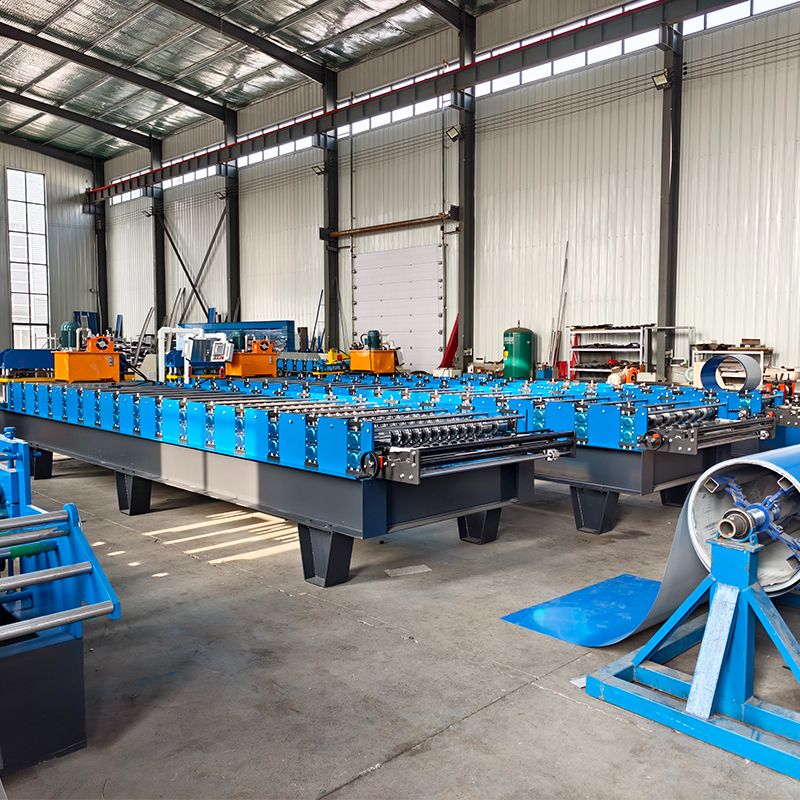 Ghana Popular Custom Design Full Automatic 988 Corrugated Roof Sheet Roll Forming Machine