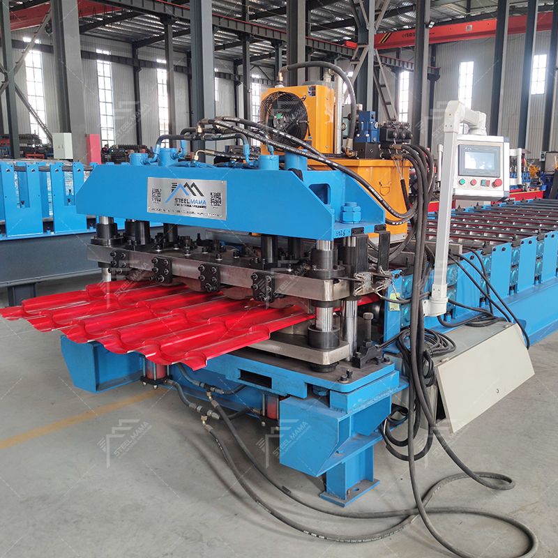 Russian Popular High Output Automatic Tile Roof Sheet Roll Forming Machine