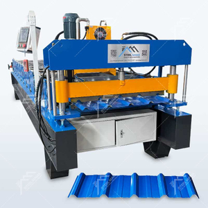 Steelmama Cameroon Popular 840 Trapezoidal Cold Roof Panel Sheet Roll Forming Machine for Sale