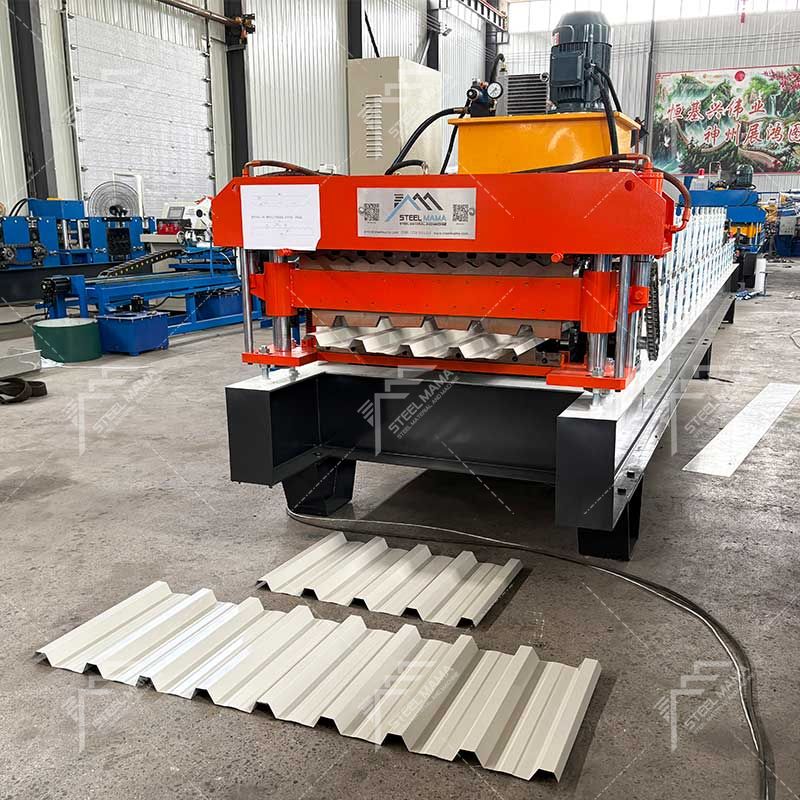 Steelmama Russian Popular Premium Color Steel 686 IBR & 762 Corrugated Roofing Sheet Double Layer Machine