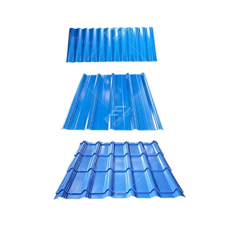 Steelmama Easy Operation 840 IBR & 836 Corrugated & 1025 Tile Roofing Sheet Panel Three Layer Machine for Chile