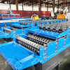 Bolivia Popular Automatic 840 Tile & 825 Corrugated Color Steel Double Layer Roof Sheet Roll Forming Machine