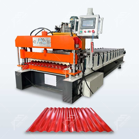 Steelmama High Output Durable Bolivia Popular 836 Corrugated Roof Sheet Roll Forming Machine