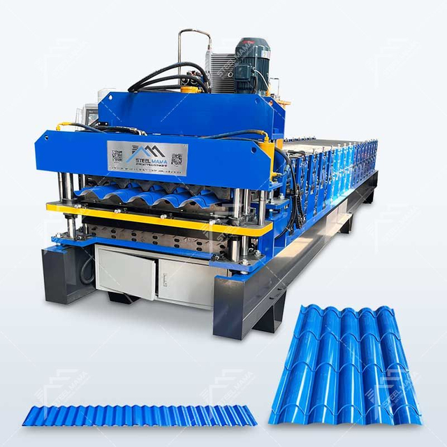 Steelmama High Efficiency 815 Tile & 803 Corrugated Roofing Sheet Double Layer Machine Manufacturer for Bolivia