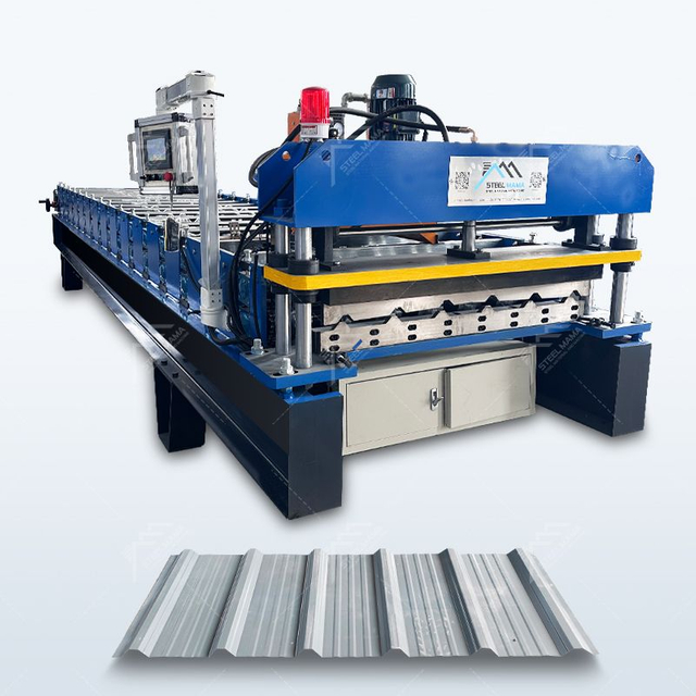 Iraq Popular High Performance Galvanized Steel 1000 Trapezoidal Roofing Sheet Roll Forming Machine
