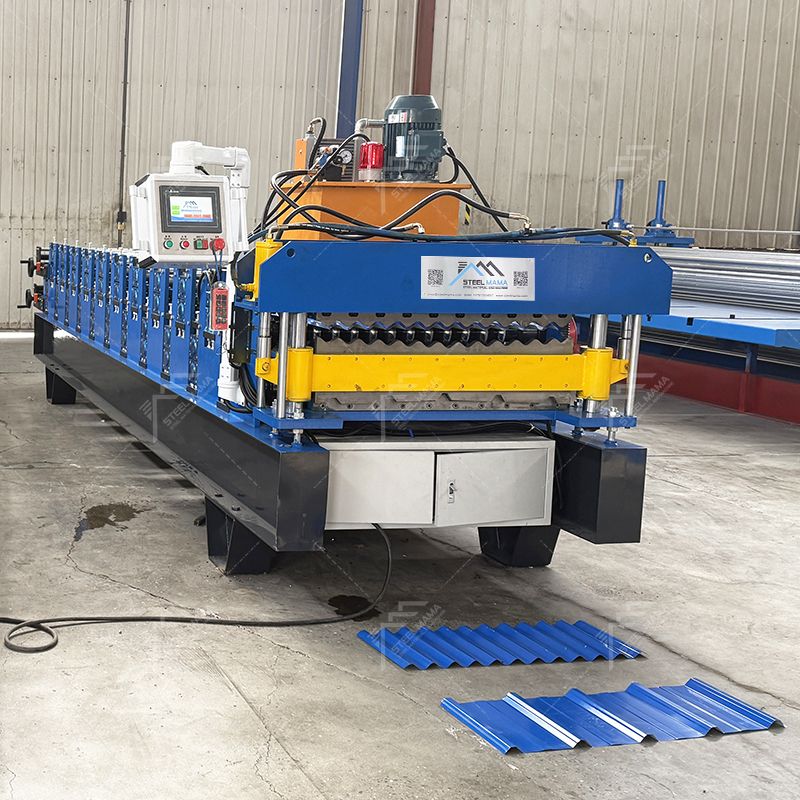 America Popular High Standard 840 Trapezoidal & 836 Corrugated Roofing Sheet Double Layer Machine