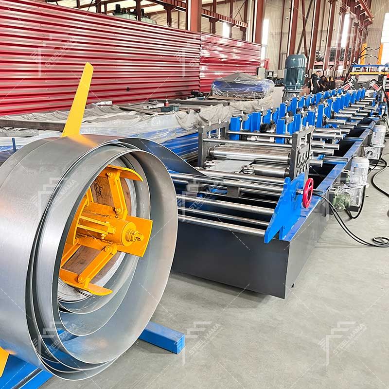 Steelmama Prime Quality Full Automatic C Purlin Roll Forming Machine Line for Mexico