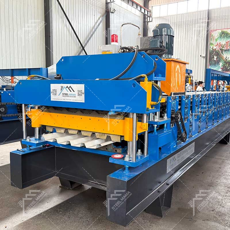 Steelmama South Africa Popular High Efficiency Color Steel 686 IBR & 725 Tile Roofing Sheet Double Layer Machine