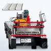 South Africa Popular High Efficiency Galvanized Steel 700 Spring Lock Roll Forming Machine